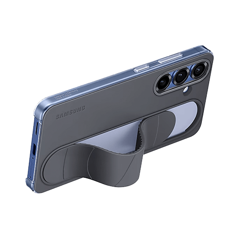Samsung Galaxy S25 aizsargvāciņš (Standing Grip Cover) Melns 3 img.