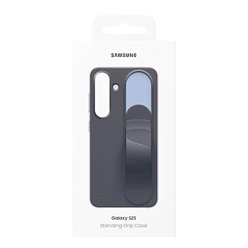 Samsung Galaxy S25 aizsargvāciņš (Standing Grip Cover) Melns 7 img.