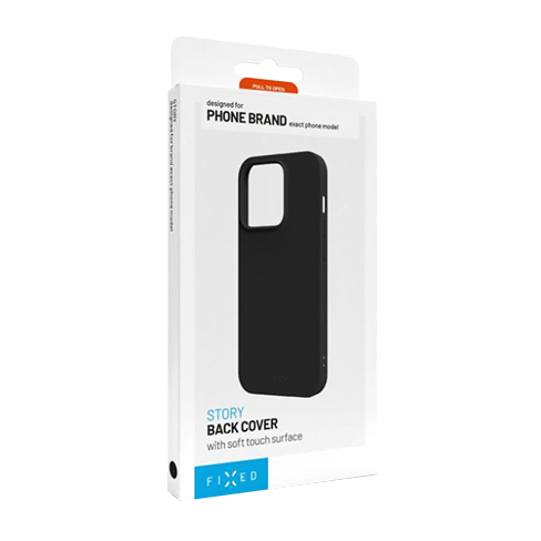 Fixed Samsung Galaxy S25 чехол (Story Cover) Чёрный 3 img.