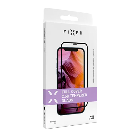 Fixed Samsung Galaxy S25 Ultra aizsargstikliņš (Full Cover 2.5D Tempered Glass) Caurspīdīgi melns 2 img.