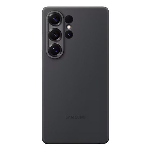 Samsung Galaxy S25 Ultra чехол (Silicone Cover) Чёрный 1 img.