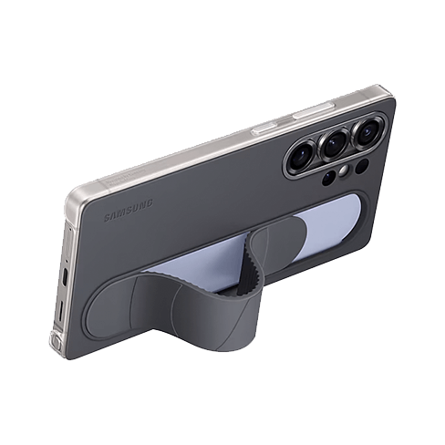 Samsung Galaxy S25 Ultra aizsargvāciņš (Standing Grip Cover) Melns 3 img.