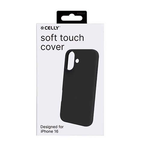 Celly Apple iPhone 16 aizsargvāciņš (Cromo Cover) Melns 8 img.