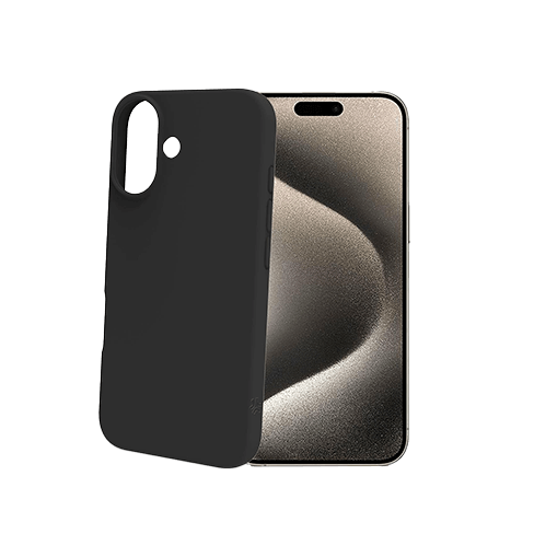 Celly Apple iPhone 16 aizsargvāciņš (Cromo Cover) Melns 3 img.