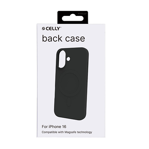 Celly Apple iPhone 16 aizsargvāciņš (CromoMag Cover) Melns 6 img.