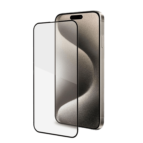Celly Apple iPhone 16 aizsargstikliņš (Full Glass) Caurspīdīgi melns 1 img.