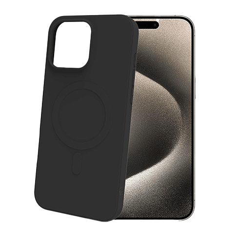 Celly Apple iPhone 16 Pro Max aizsargvāciņš (CromoMag Cover) Melns 2 img.