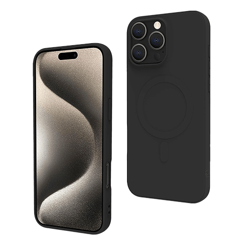 Celly Apple iPhone 16 Pro Max aizsargvāciņš (CromoMag Cover) Melns 1 img.