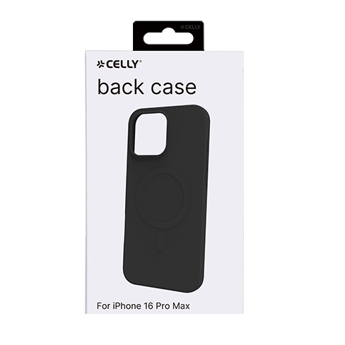 Celly Apple iPhone 16 Pro Max aizsargvāciņš (CromoMag Cover) Melns 6 img.