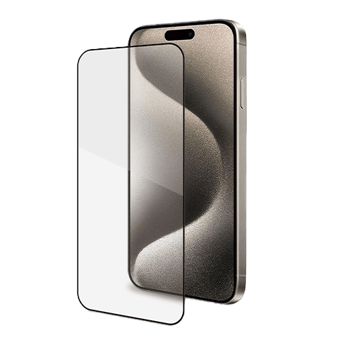 Celly Apple iPhone 16 Pro Max aizsargstikliņš (Full Glass) Caurspīdīgi melns 1 img.