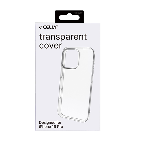 Celly Apple iPhone 16 Pro чехол (TPU Cover) Прозрачный 4 img.