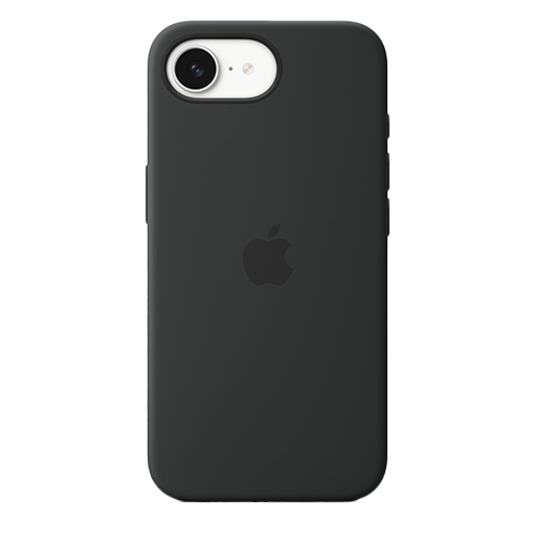 Apple iPhone 16e чехол (Silicone Case) Чёрный 2 img.