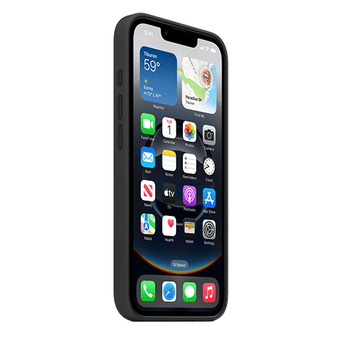 Apple iPhone 16e чехол (Silicone Case) Чёрный 3 img.