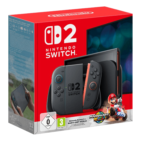 Nintendo Switch 2 + Mario Kart World Чёрный 8 img.