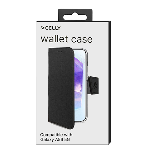 Celly Samsung Galaxy A36 5G чехол (Wally Wallet Case) Чёрный 5 img.