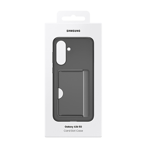 Samsung Galaxy A36 чехол (Card Slot Cover) Чёрный 7 img.