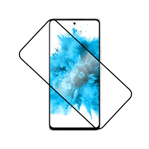 Fixed Samsung Galaxy A36 5G/A56 5G aizsargstikliņš (Full Cover 2.5D Tempered Glass) Caurspīdīgi melns 1 img.