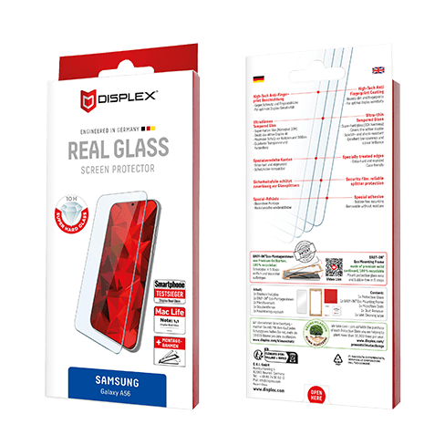 Displex Samsung Galaxy A56 aizsargstikliņš (Real Screen Glass) Caurspīdīgs 4 img.