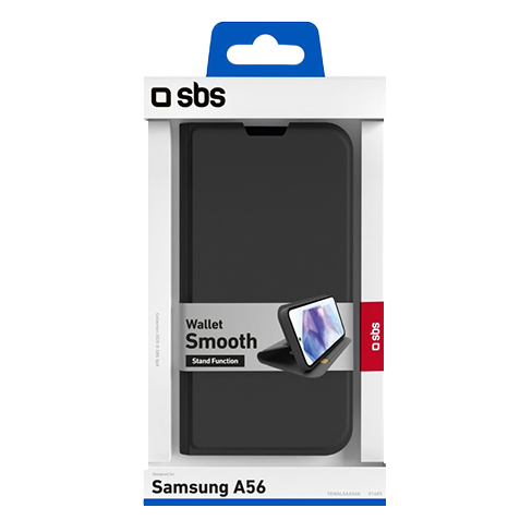 SBS Samsung Galaxy A56 aizsargvāciņš (Wallet Smooth Case) Melns 3 img.