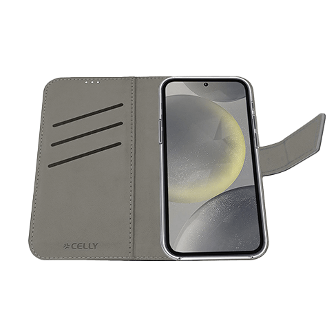 Celly Samsung Galaxy S24 5G aizsargvāciņš (Wally Wallet Case) Melns 2 img.