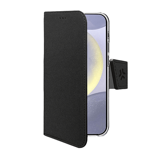 Celly Samsung Galaxy S25+ 5G чехол (Wally Wallet Case) Чёрный 1 img.