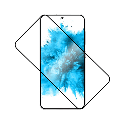 Fixed Samsung Galaxy S25+/S24+ aizsargstikliņš (Full Cover 2.5D Tempered Glass) Caurspīdīgi melns 1 img.