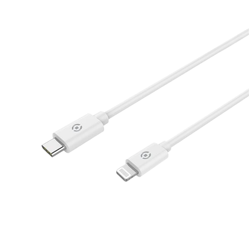 Celly USB-C to Lightning | 60W Balts 3 img.