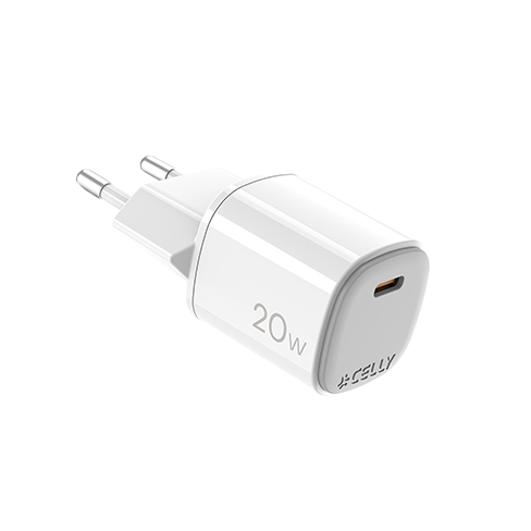 Celly USB-C | 20W Balts 1 img.
