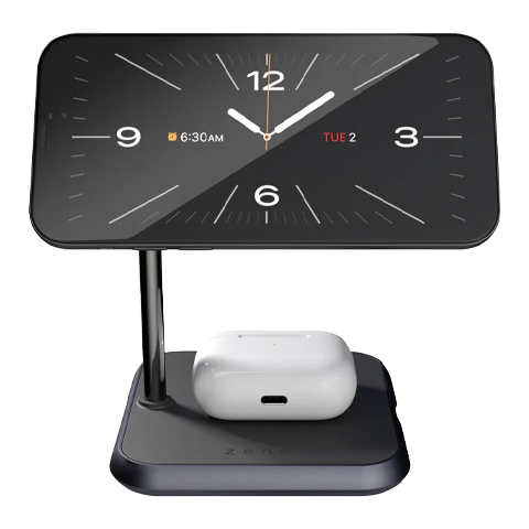 Zens 3 in 1 Magnetic Wireless Charger Melns 4 img.