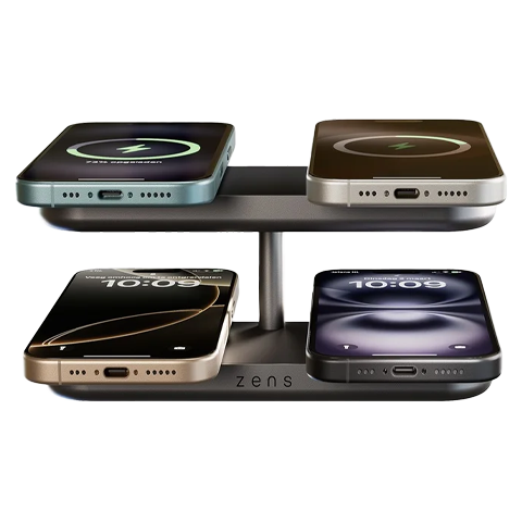 Zens Quattro Wireless Charger Pro 4 Melns 4 img.