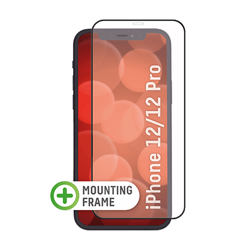 Displex Apple iPhone 12/12 Pro aizsargstikliņš (Full Cover 3D Screen Glass) Melns 2 img.
