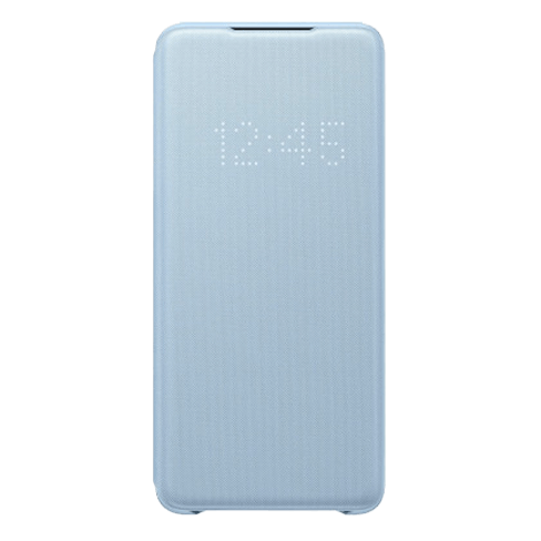 Samsung Galaxy S20+ aizsargvāciņš (LED View Case) Zils 2 img.