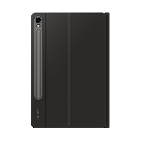 Samsung Galaxy Tab S10 FE / Tab S9 / Tab S9 FE aizsargvāciņš (Book Cover Keyboard) Melns 2 img.