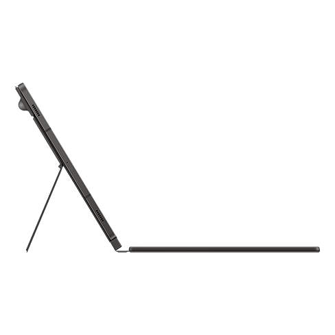 Samsung Galaxy Tab S10 FE / Tab S9 / Tab S9 FE aizsargvāciņš (Book Cover Keyboard) Melns 6 img.