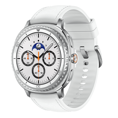 Samsung Galaxy Watch8 Classic 46 Balts 2 img.