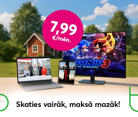 Pieslēdz Go3 TV + FILMAS tikai Bitē par 7,99 EUR/ mēn. un aizmirsti par garlaicību!