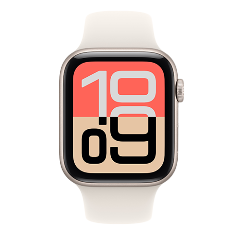 Apple Watch SE 3 Aluminium Case LTE + eSIM 40 Bēšs Sport Band S/M 2 img.