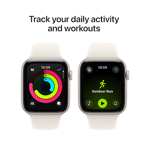Apple Watch SE 3 Aluminium Case LTE + eSIM 40 Bēšs Sport Band S/M 6 img.