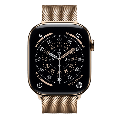 Apple Watch Series 11 Titanium Case LTE + eSIM 46 Zelts Milanese Loop M/L 2 img.