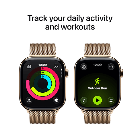 Apple Watch Series 11 Titanium Case LTE + eSIM 46 Zelts Milanese Loop M/L 4 img.