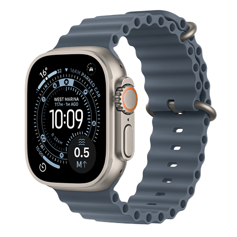 Apple Watch Ultra 3 Titanium Case LTE + eSIM 49 Pelēks Ocean Band 1 img.