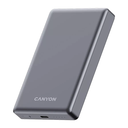 Canyon Power Bank OnPower 510 Magnetic | 10000 mAh Серый 2 img.