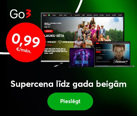 Go3 “TV un Filmas” un citas satura pakas par 0,99 €/mēn.