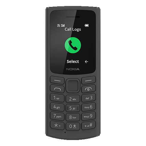 Nokia 105 4G Melns 128 MB 1 img.