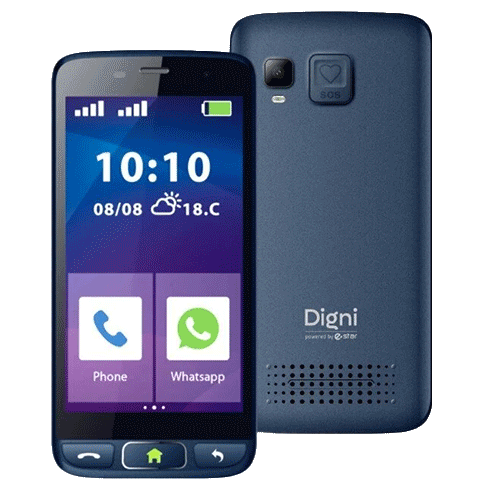 eSTAR Digni Smart Senior 16 GB Zils 4 img.
