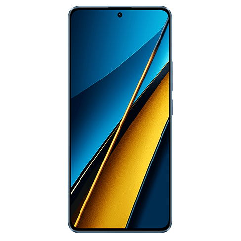Poco X6 256 GB Zils 1 img.
