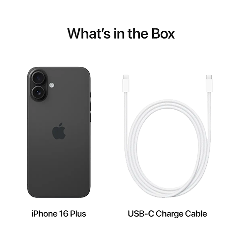 Apple iPhone 16 Plus 128 GB Melns 8 img.