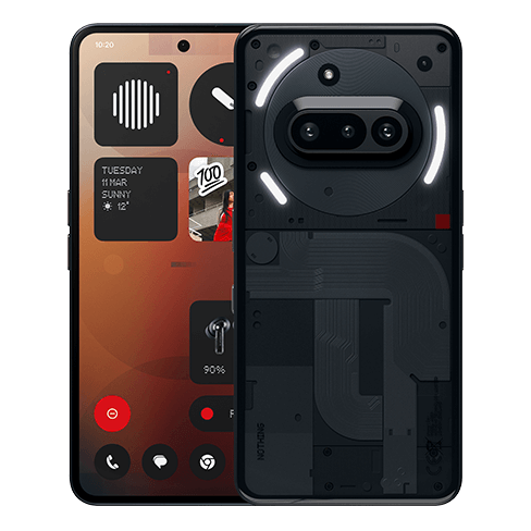 Nothing Phone (3a) 128 GB Melns 1 img.