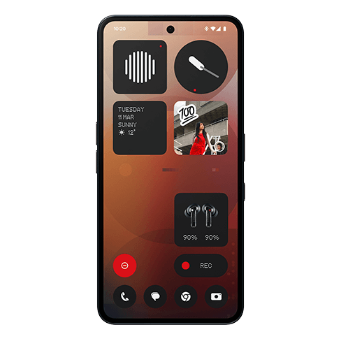 Nothing Phone (3a) 128 GB Melns 2 img.