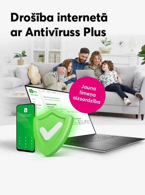 Pieslēdz Antivirus Plus telefonam, kā arī citām mājas ierīcēm un iegūsti drošību internetā